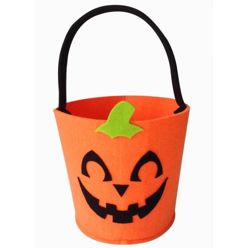 Halloween fühlte Süßigkeitseimer oder Geschenkkorb