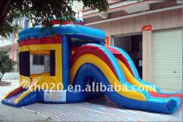 Inflatable cake bouncer combo