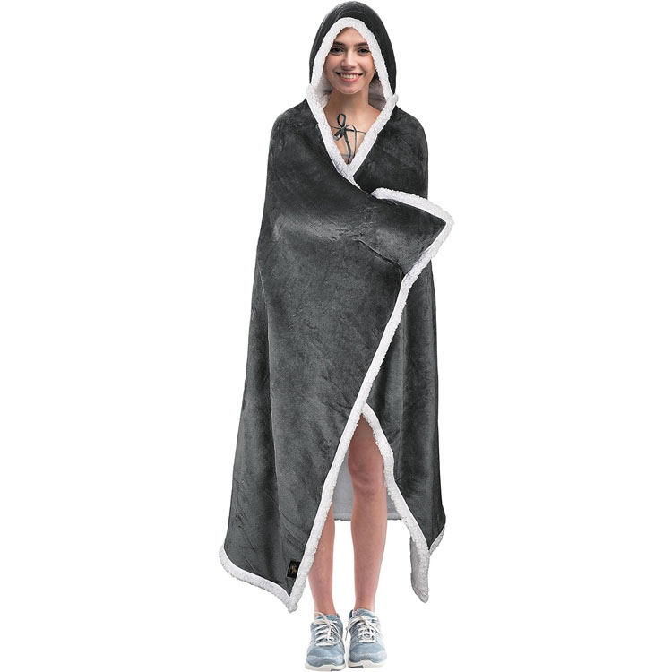 κουκούλα με κουκούλα hooded blanket