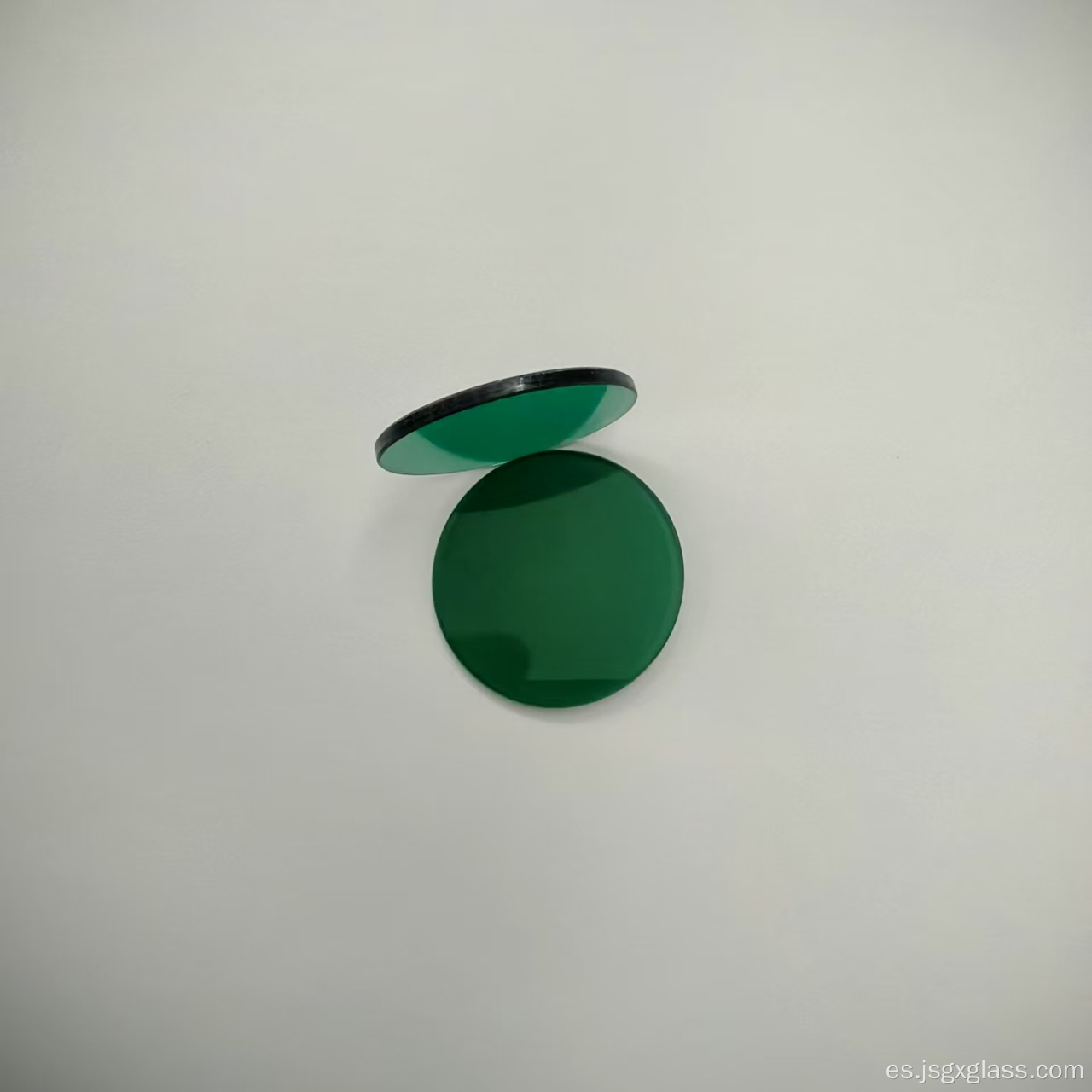 Filtros ópticos verdes Discos de vidrio LB3 LB3 3C3