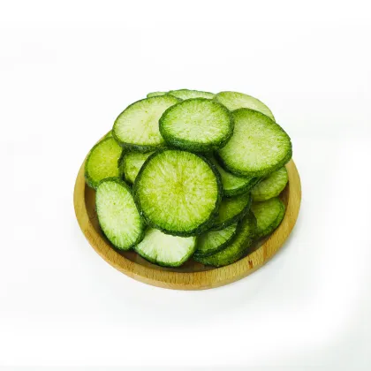 China Wholesale Discounted Green Radish Slices and Dried Vegetables: Halal Certified and Vacuum Fried