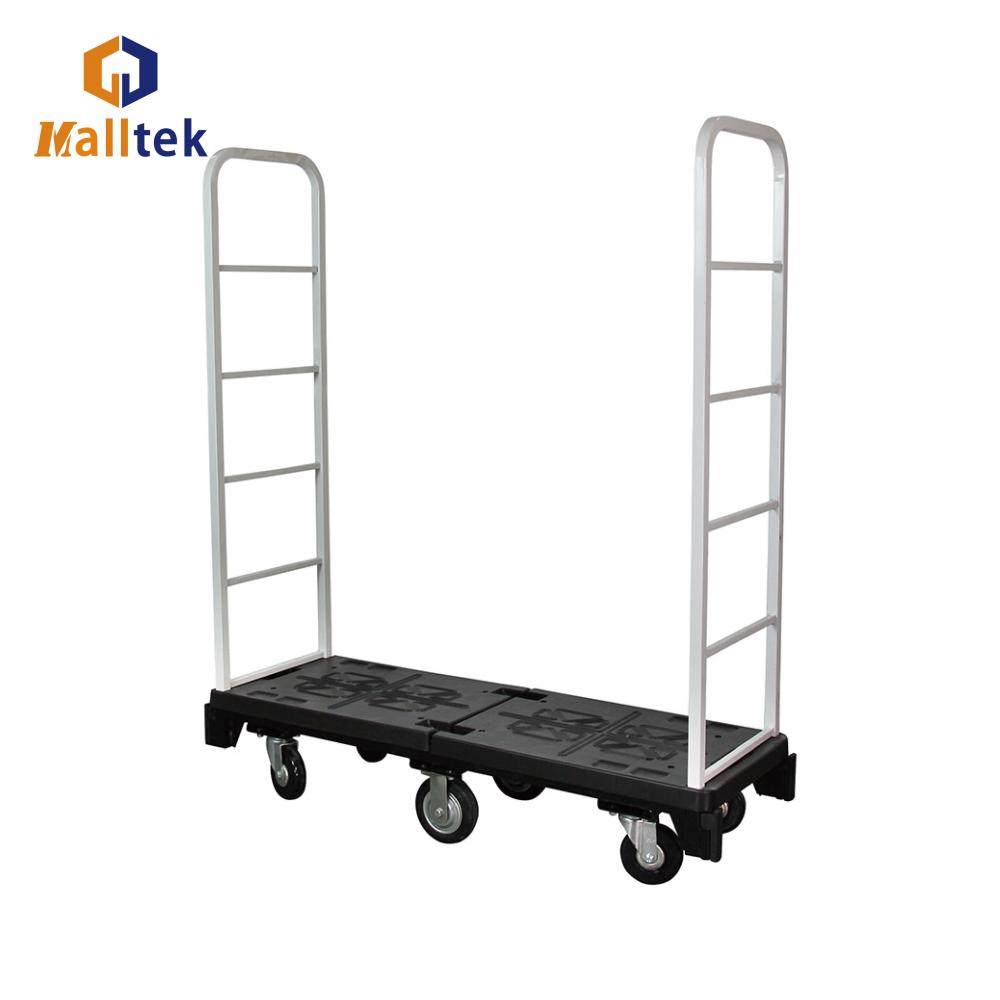 6 Casters ND Warehouse U Boat Trolley With Break