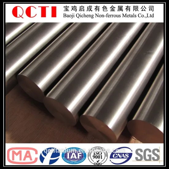 astm b338 grade 2 pure titanium bars for chemical industry