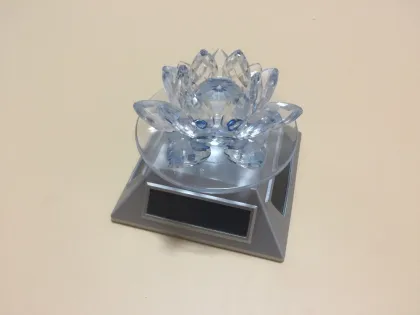 turntable Solar Rotating Display/ Solar stand for promotion