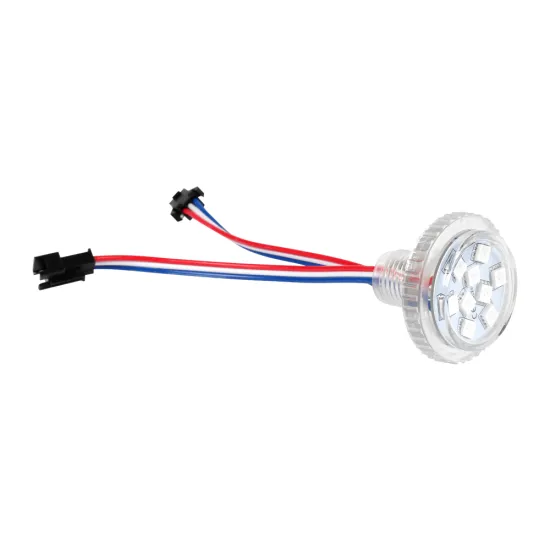Programmable RGB LED Pixel Lights 9LEDs Cabochon 35mm for Amusement Rides
