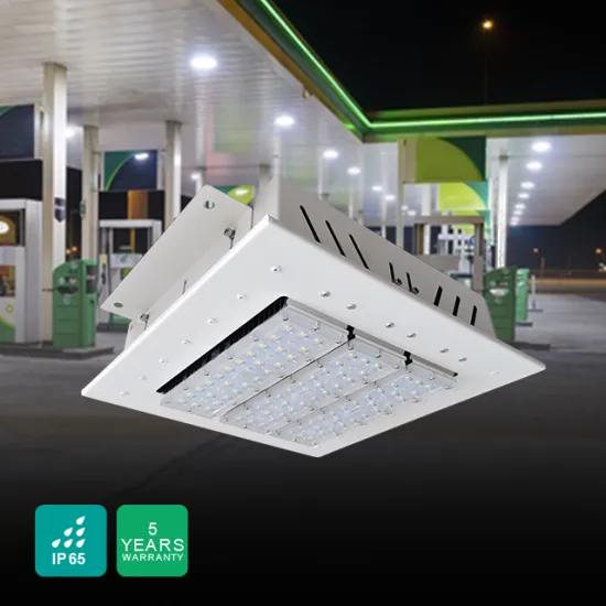 100W-200W Petrol Station Light: 130 lm/W, 5-Year Warranty, Recessed Ceiling Canopy LED Light
