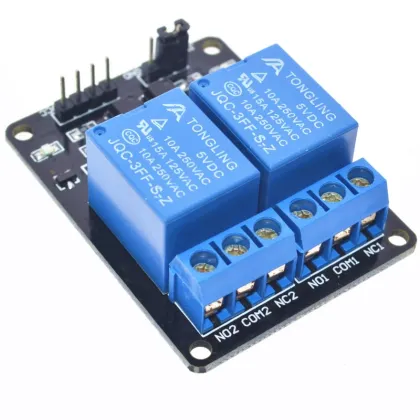 2 Channel 5V Relay Module Board with Optocoupler Support for Arduino