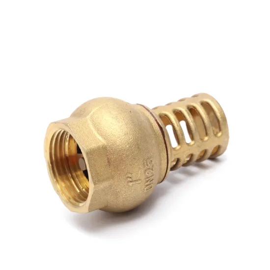 On Stock Low MOQ 4 inch Full brass Foot Valve