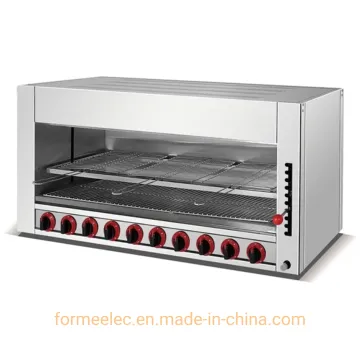 Gas Hot Surface Stove Salamander 8 Burners 10 Burners Gas Salamander Infrared Salamander