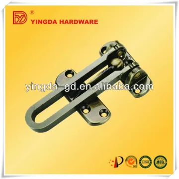 Zinc Alloy security door latch guard/hotel door snib YD-025