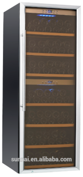 126 bottles single zone wine fridge