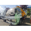 Dongfeng 95HP Cargo Truck with 3.2Tons XCMG Articulated Crane