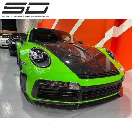 K Style Dry Carbon Fiber Body Kits for Porsche 911 992 Facelift