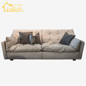 Modern Leather Sofa & Chair Set for Luxurious Living Rooms