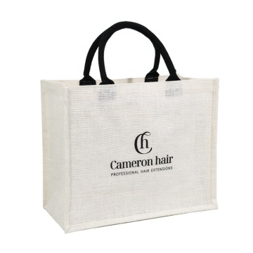 Eco-Friendly Jute Tote Bags with Custom Logo
