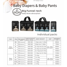 Disposable wholesale baby diaper nappy