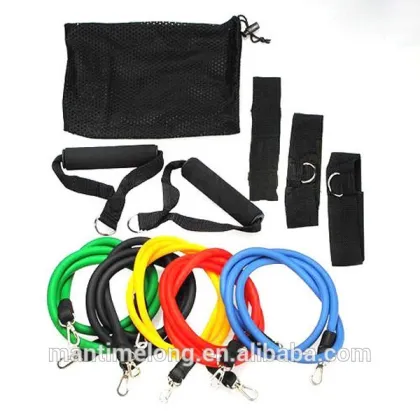 fitness resistance bands latex resistance bands 11pcs/set