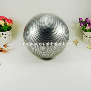 Hot selling newest candy gift sphere tin box
