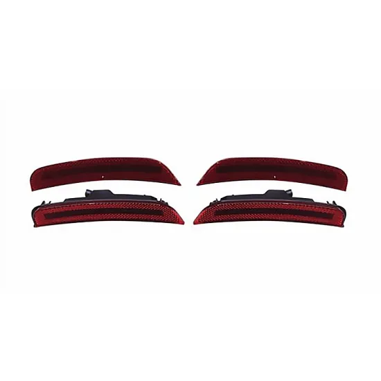 Wholesale Black or Red Side Marker Bumper Accessories for Dodge Charger 2015+