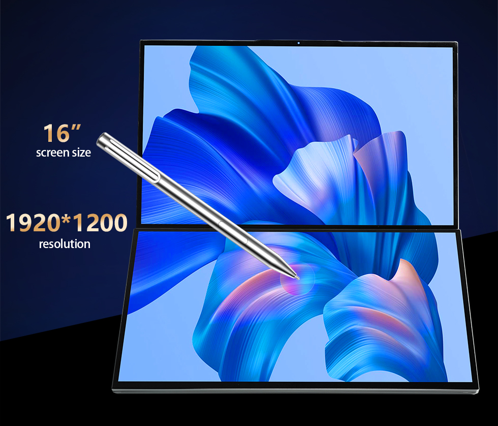 Dual-screen touch screen