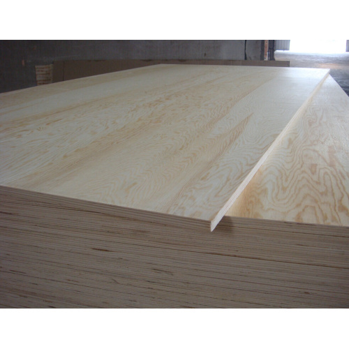 Radiata pine face veneer hardwood core commercial plywood