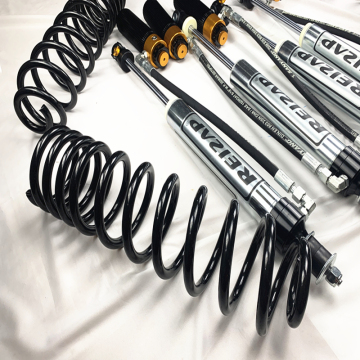4x4 Offroad 4'' Lift Shock Absorber with Coil Springs for Jeep Wrangler Rubicon 3-Way Adjustment Suspension