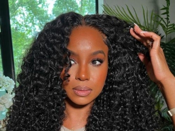 Bouncy Curly V Part Wig