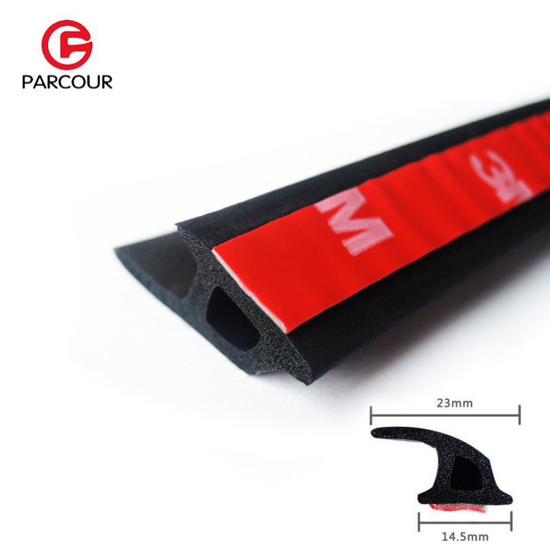 baseus Good quality car 5/8m P Z big D small D door seal EPDM rubber soundproof weather strip super glue car accessories auto