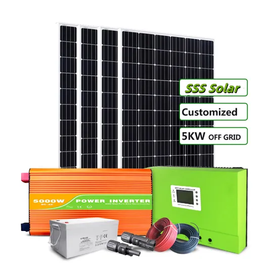 5000W SSS Solar Energy System: Grid-Tied 5KW Home Solar Panel Solution