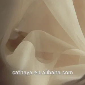 Bridal Fabric-Silk Organza customerized color.8mm