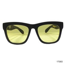 Livianas fuertes de plástico gafas de sol retro elegante