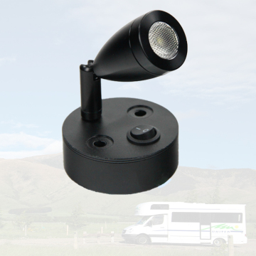 Penjualan Panas 12V Lampu Bacaan Motor - Lampu Karavan RV Profesional Dengan Sakelar Tombol