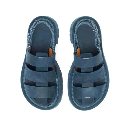 Chic Comfort Wedge Heel Closed-Toe Sandals