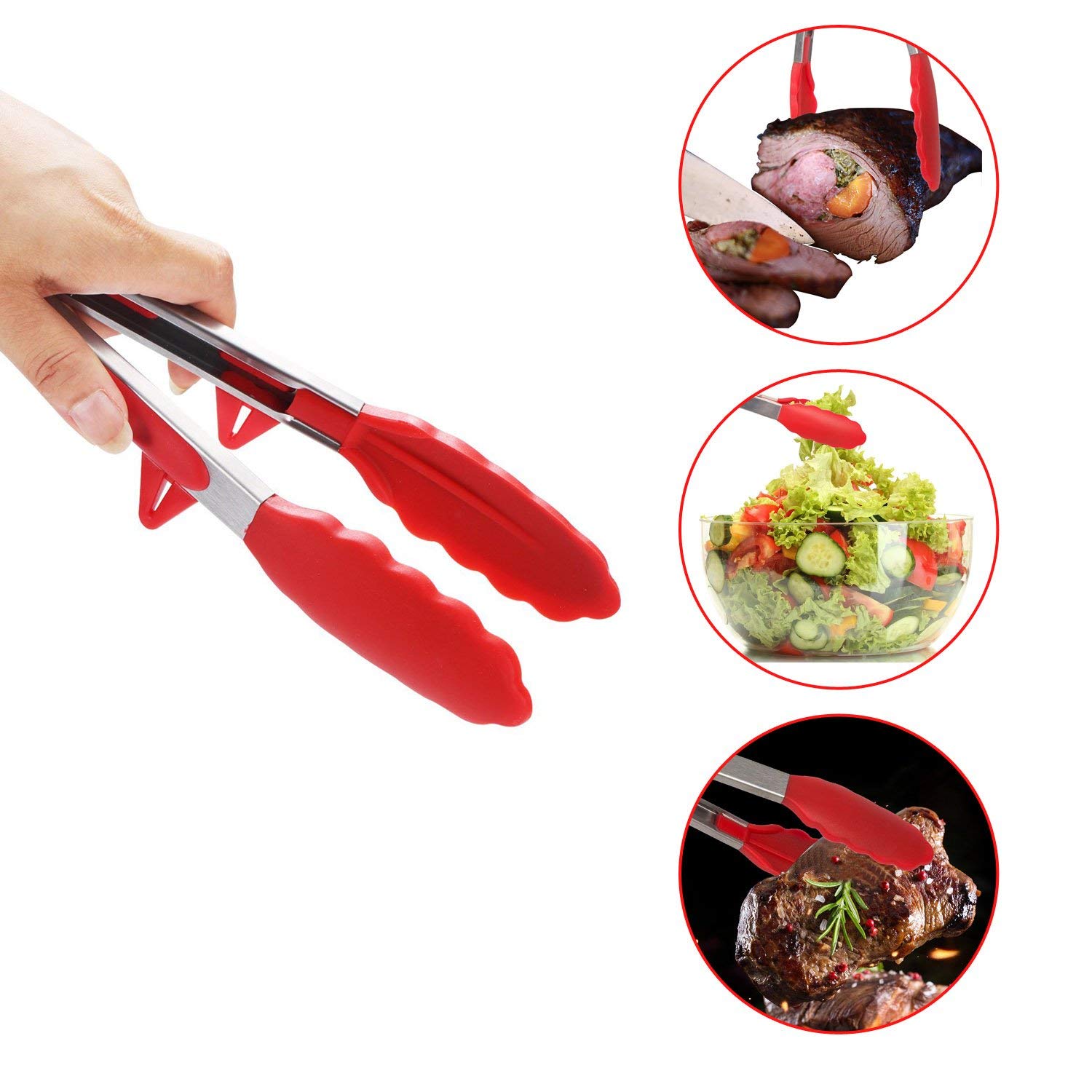 Kitchen Silicone Food Tong 