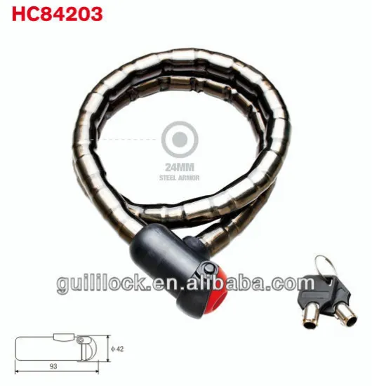 HC84203 Joint cable lock bicycle/motorcycle lock