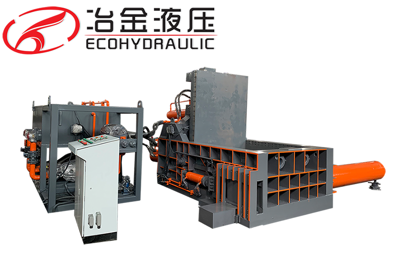 Push-out Scrap Aluminium Steel Metal Baler Compactor