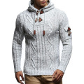 Jumper men's solid colour pullover