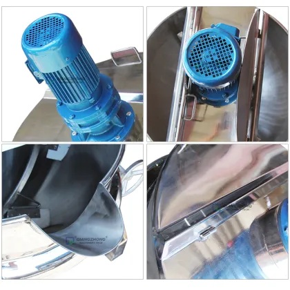 Industrial Oil Jacketed Cooking Pot for Sugar Boiling