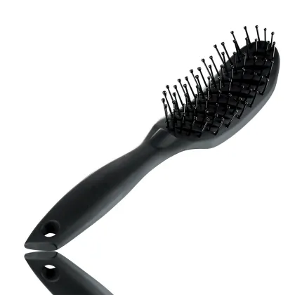 Professional Private Label Scalp Massage Hairbrush for Salon Use - Curly Vent Detangling Brush