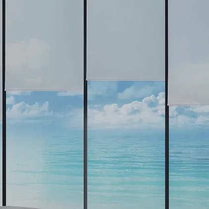 Blackout Roller Shade Fabric for Sunscreen and Solar Curtains