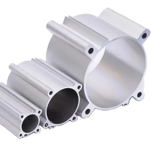 6063 T5 Anodized Aluminum Extruded Round Motor Shell