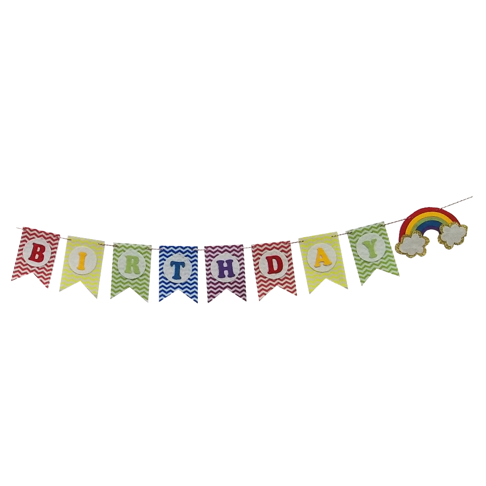 Colors Happy Birthday Banner