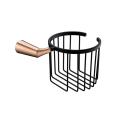 Matte Black Rose Gold Bathroom Accessories