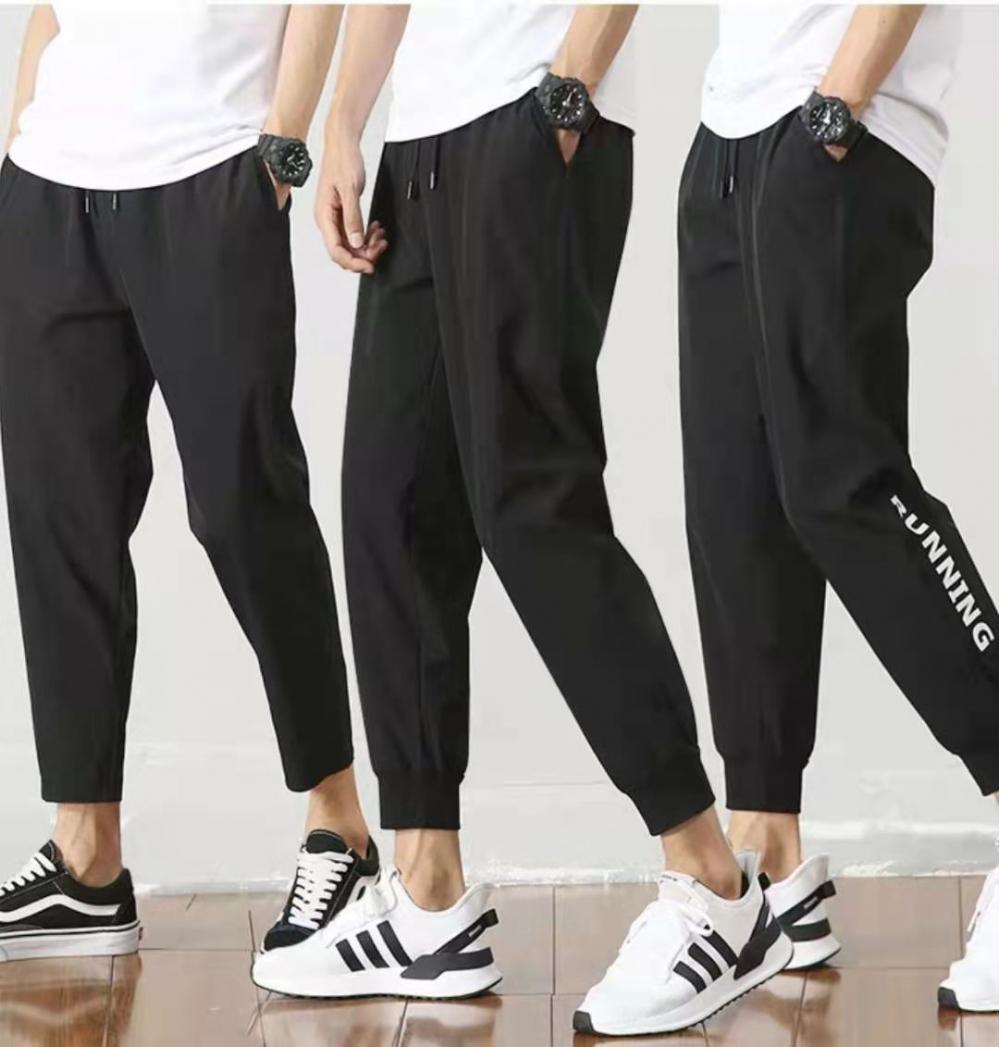 Woven Fabric Trousers With Stretch