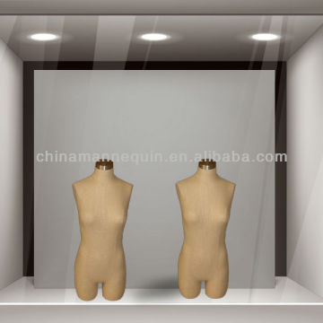 female half body mannequin