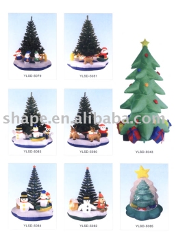 inflatable christmas tree