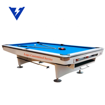 2023 Popular Custom Logo Billiard Table: Factory Manufacture of Standard 9ft Indoor Pool Tables