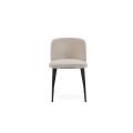 E-bay New Design Pvc Material 304 Stainless Steel Plastic Dining Chair For Living Room