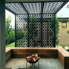 Natural Style Metal Garden Fence Panels