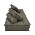 Gray tofu block floor sofa